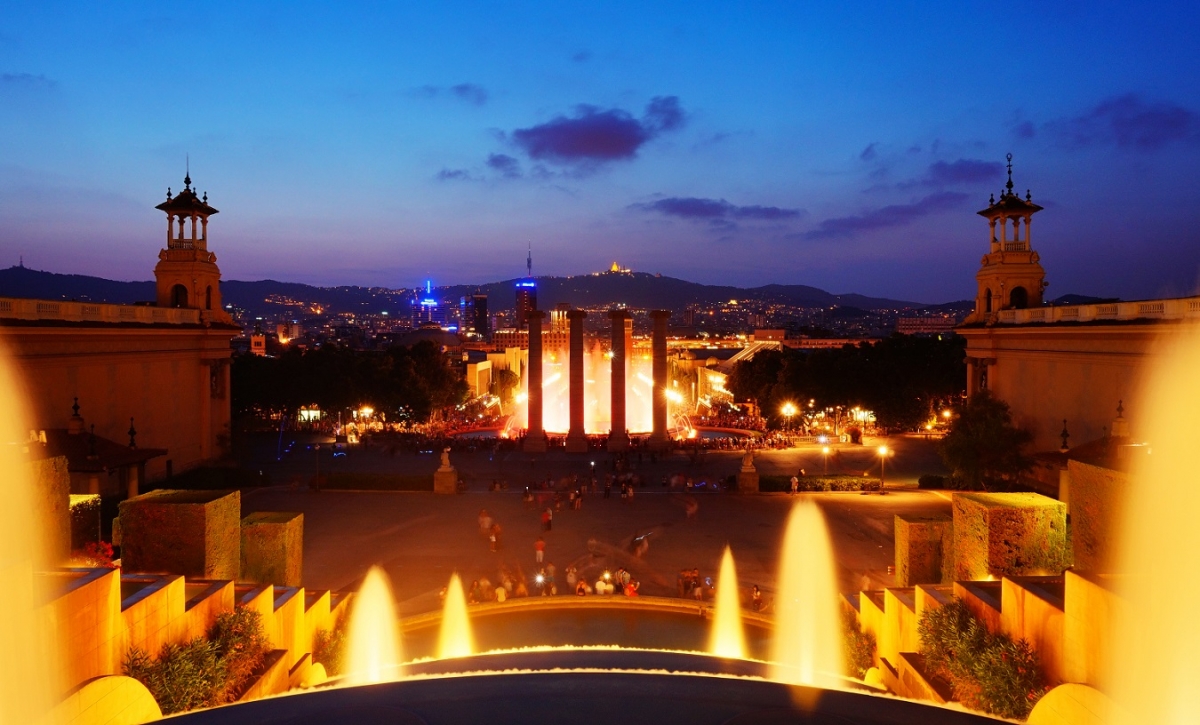 fontane magiche di montjuic barcellona 1350